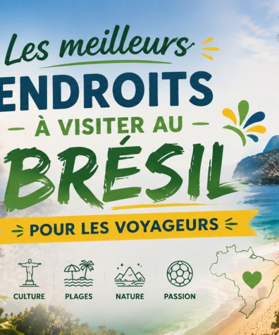 Les meilleurs endroits à visiter au Brésil pour les voyageurs