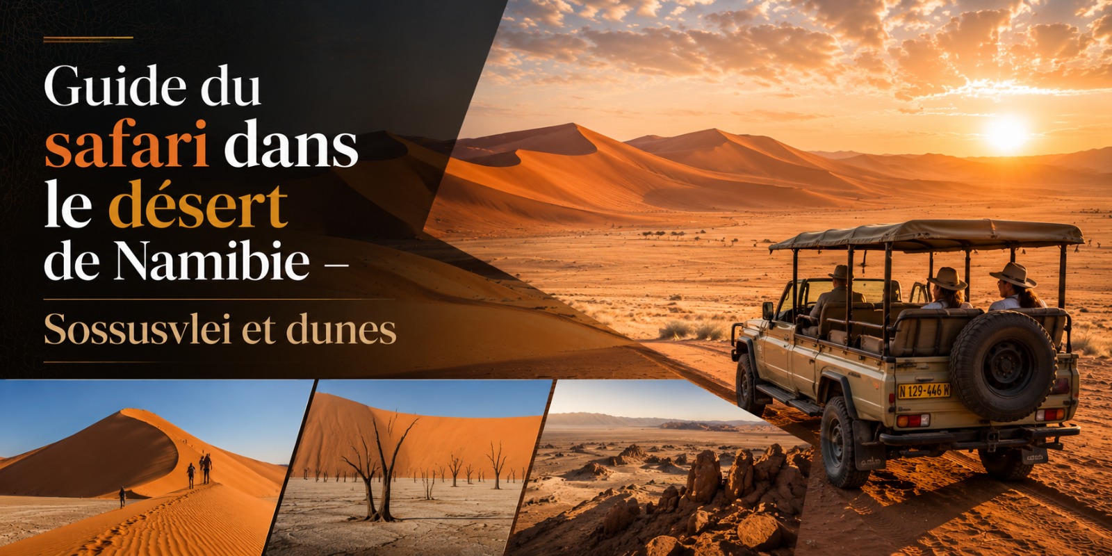 Guide du safari dans le désert de Namibie – Sossusvlei et dunes