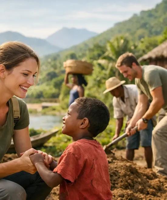 Solidarity travel, going far away and doing good