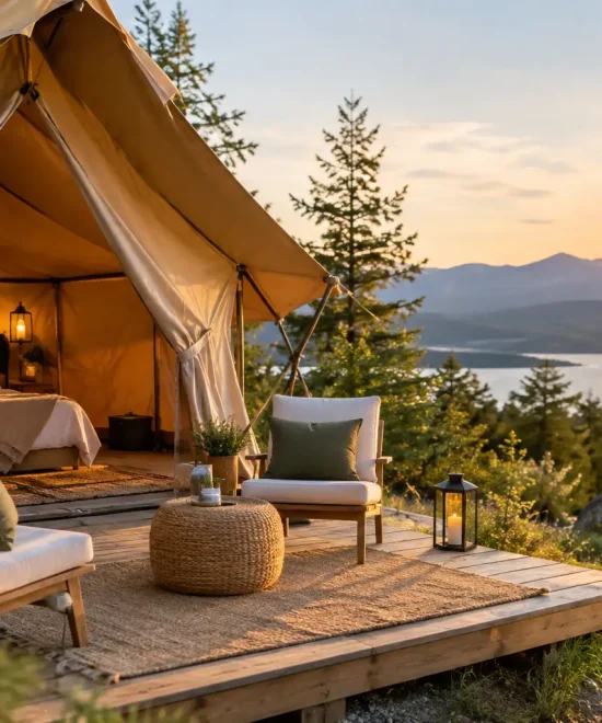 Glamping en nature, le confort au grand air